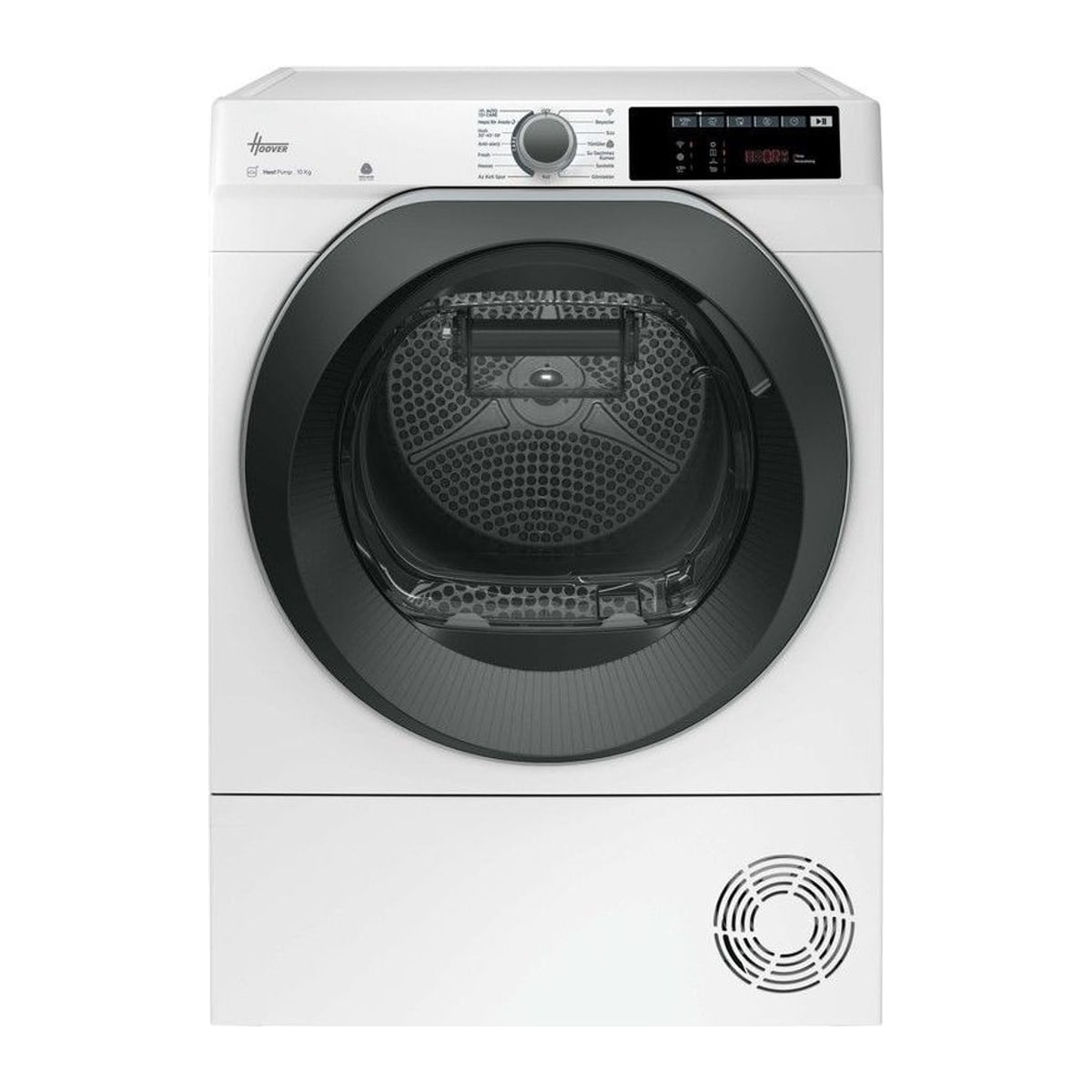 Hoover NDEH 10A2TSBE-17 10 kg Wi-Fi Bağlantılı Isı Pompalı Kurutma Makinesi